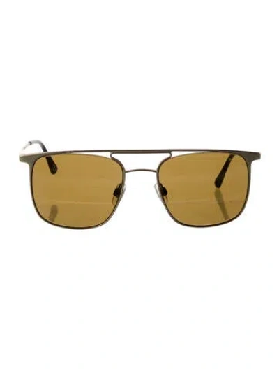 Pre-owned Giorgio Armani Aviator Tinted Sunglasses