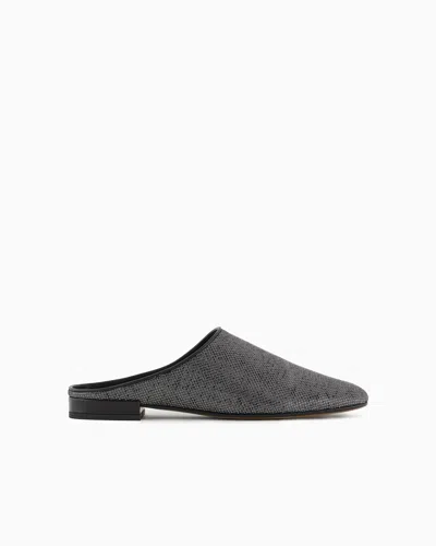 Giorgio Armani Ballet Flats In Black