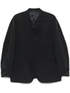 Giorgio Armani Cutaway-collar Blazer In 蓝色