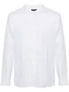 Giorgio Armani Tailored White Cotton Long Sleeve Shirt