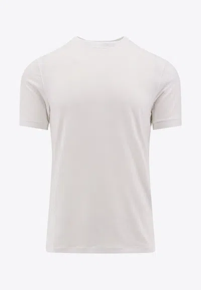 Giorgio Armani Basic Crewneck T-shirt In White