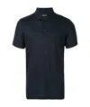 Giorgio Armani Classic Polo Shirt For Men In Black