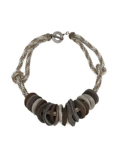 Pre-owned Giorgio Armani Bead-embellishmed Necklace