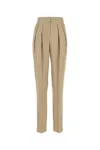 Giorgio Armani Silk Trousers With High Waist And Pockets