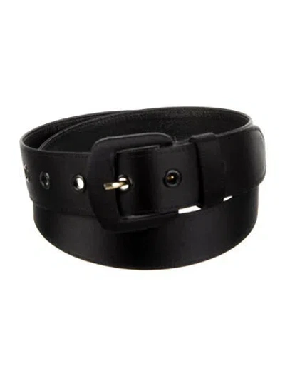 Pre-owned Giorgio Armani Belt Kit In Black