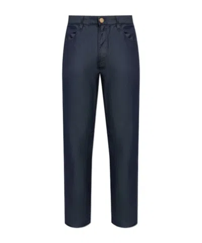 Giorgio Armani Belt-loop Casual Pants In Black