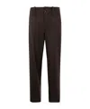 Giorgio Armani Belt-loop Casual Pants In Black