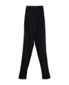 Giorgio Armani Belt Ring Casual Pants In Black