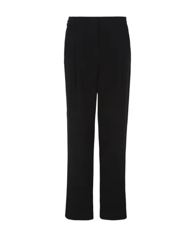Giorgio Armani Belt Ring Casual Pants In Black