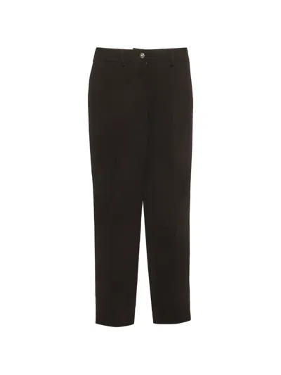 Pre-owned Giorgio Armani Belt-loop Trousers In Black