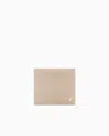 Giorgio Armani Bifold Wallet In Embossed Leather