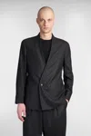 Giorgio Armani In Black Wool In Black