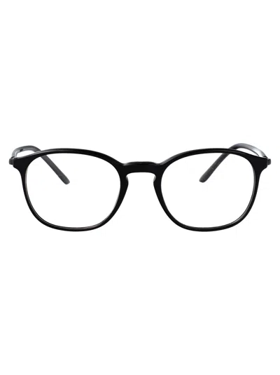 Giorgio Armani Black Acetate Glasses