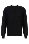 Giorgio Armani Black Cashmere Blend Sweater In Black
