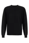 Giorgio Armani Black Cashmere Blend Sweater In Black