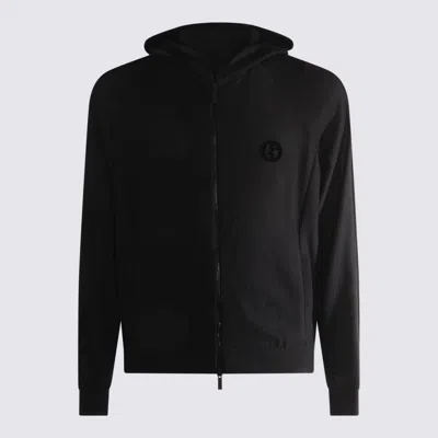 GIORGIO ARMANI BLACK CASUAL JACKET