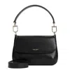 Giorgio Armani Official Store Medium La Prima Soft Baguette Bag In Nappa Leather In Black