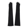 Giorgio Armani Black Lamb Leather Gloves In Black