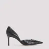 Giorgio Armani 105 Nappa Leather Pumps In Black