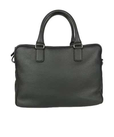 Giorgio Armani Black Logo Handbag