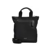 Giorgio Armani Logo Nylon Top Handle Bag In Black