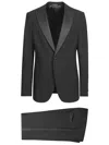 Giorgio Armani Single-breasted Tailored Suit In Black