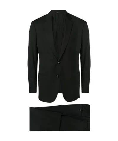 Giorgio Armani Black Two-piece Suit
