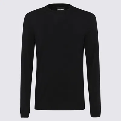 Giorgio Armani Men's Mr. Armani Solid T-shirt In Black