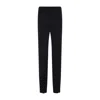 Giorgio Armani Viscose Pants Central Stitching In Black
