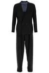 Giorgio Armani Black Wool Suit In Black