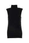Giorgio Armani Official Store Virgin Wool Mock-neck Top In Uc99