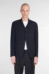 Giorgio Armani Blazer In Blue Wool