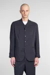 Giorgio Armani Blazer In Blue Silk