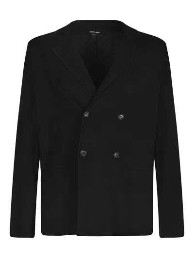 Giorgio Armani Blazer In Black
