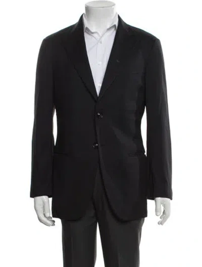 Pre-owned Giorgio Armani Blazer In Black