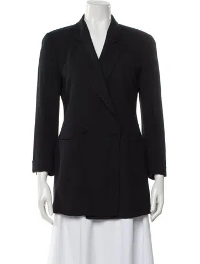Pre-owned Giorgio Armani Blazer In Black