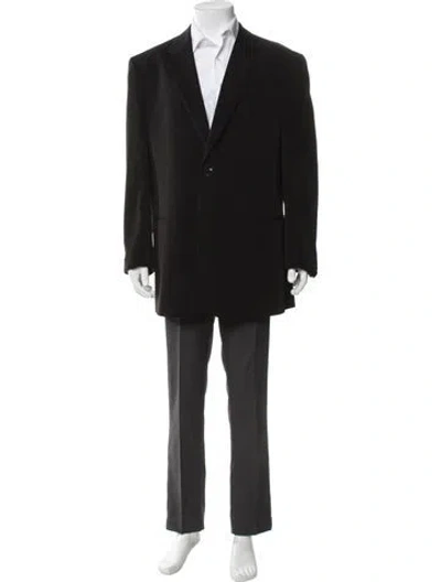 Pre-owned Giorgio Armani Blazer In Black