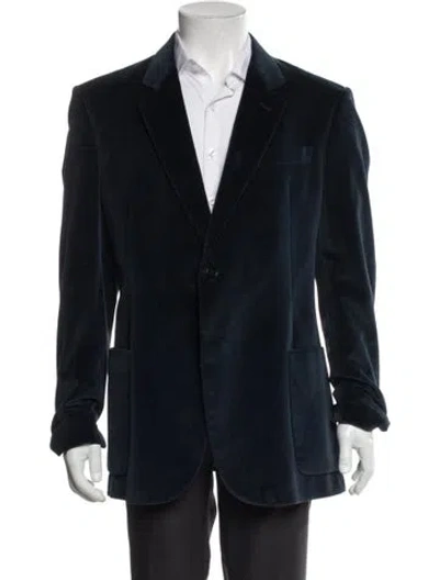 Pre-owned Giorgio Armani Blazer In Blue