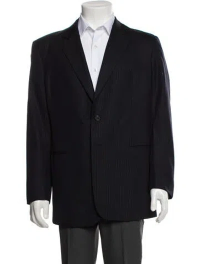Pre-owned Giorgio Armani Blazer In Blue