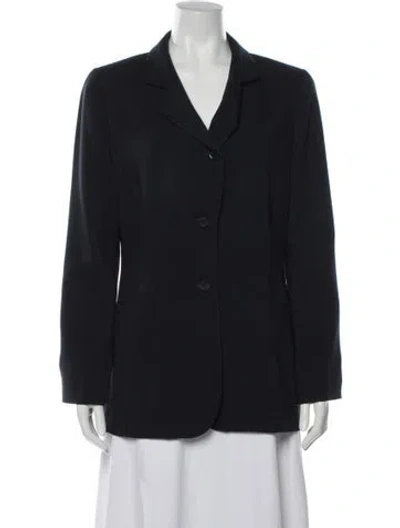 Pre-owned Giorgio Armani Blazer In Blue
