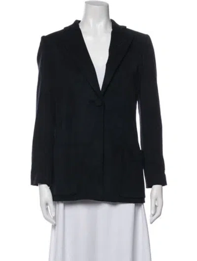 Pre-owned Giorgio Armani Blazer In Blue
