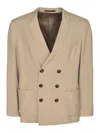 Giorgio Armani Blazer In Brown
