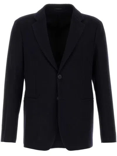 Giorgio Armani Blazer Clothing In Blue