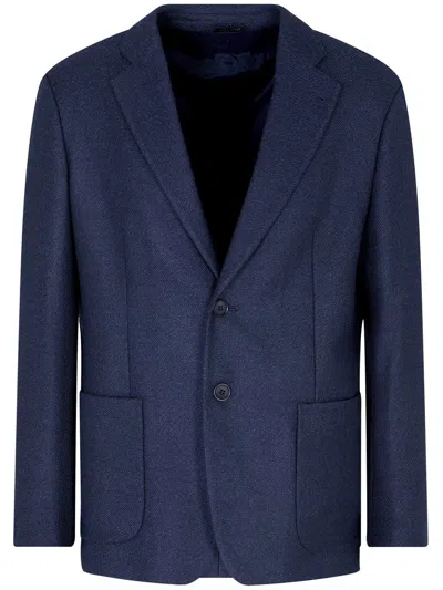 Giorgio Armani Blazer Clothing In Blue