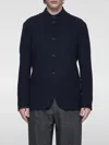 Giorgio Armani Guru Wool Single-breasted Jacket In Navy