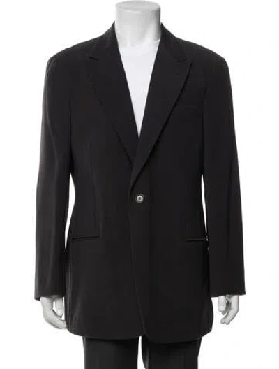 Pre-owned Giorgio Armani Blazer In Gray