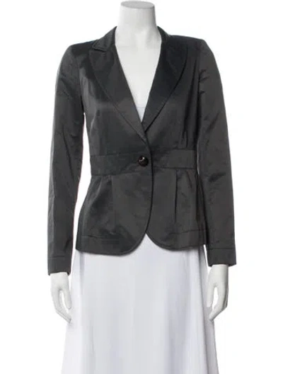 Pre-owned Giorgio Armani Blazer In Grey
