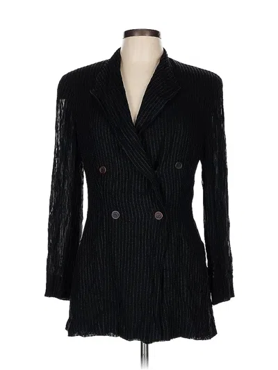 Pre-owned Giorgio Armani Blazer Jacket In Black