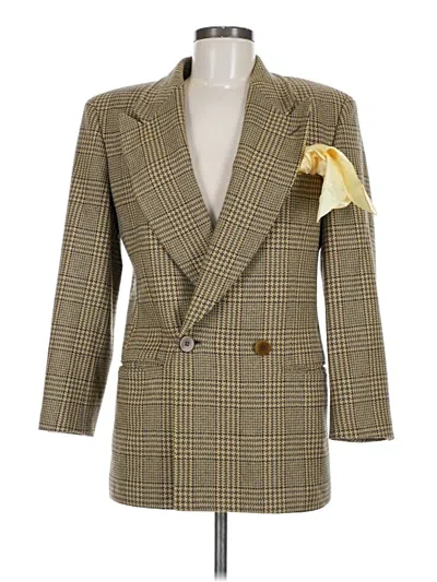 Pre-owned Giorgio Armani Blazer Jacket In Gold