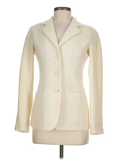 Pre-owned Giorgio Armani Blazer Jacket In Ivory